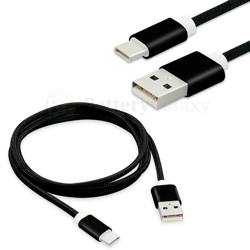 1-100 Lot USB Type C Braided Charger Cable Cord for  Moto Z Play Droid