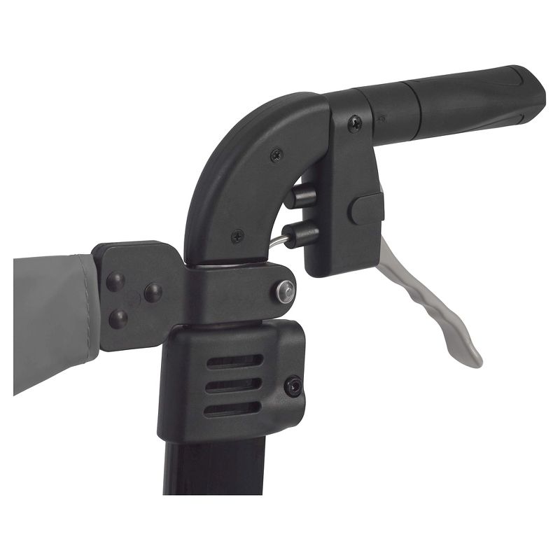 Drive Medical Nitro Euro Style Walker Rollator, Black