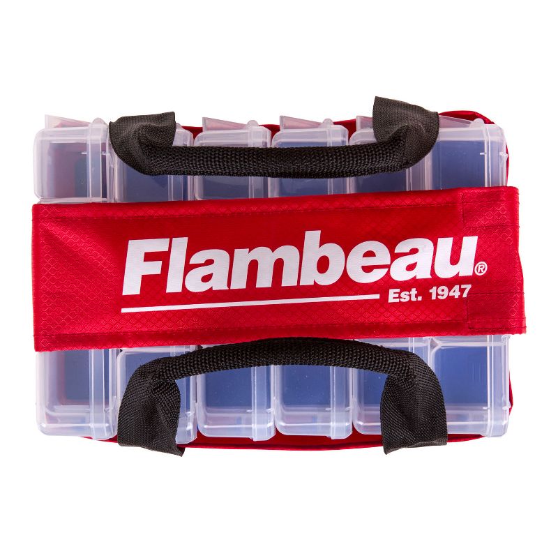 Flambeau Outdoors 4226TT Tuff Tainer 4000 Tote Bag With Mesh sidewall and Reinforced Stitching (Bag Only), Red