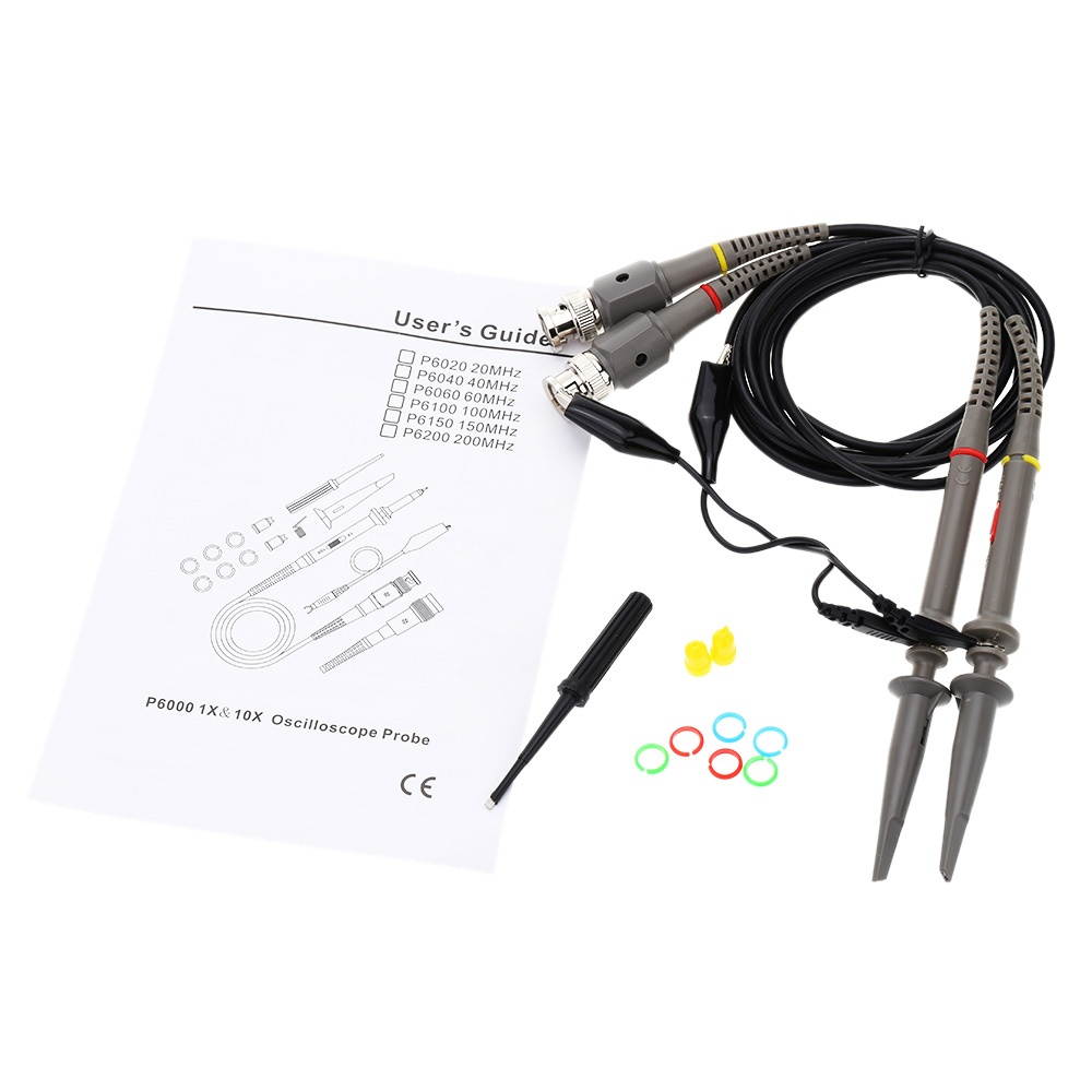 P6060 60MHZ X10 X1 Probe Oscilloscope Probe Kit Oscilloprobe Oscilloscope Sonde