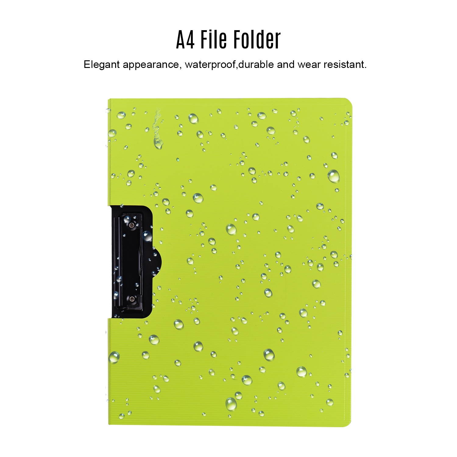 A4 Letter Size Clipboard Colorful File Cover Folder Document Organizer Storage Writing Pad Stationery for School Office Business Meeting