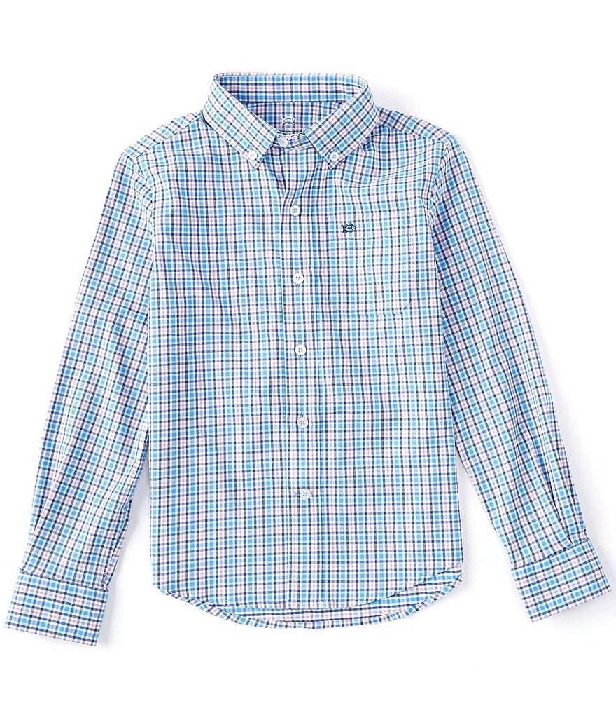 Southern Tide Little/Big Boys 4-16 Long-Sleeve Intercoastal La Sabana Sport Shirt