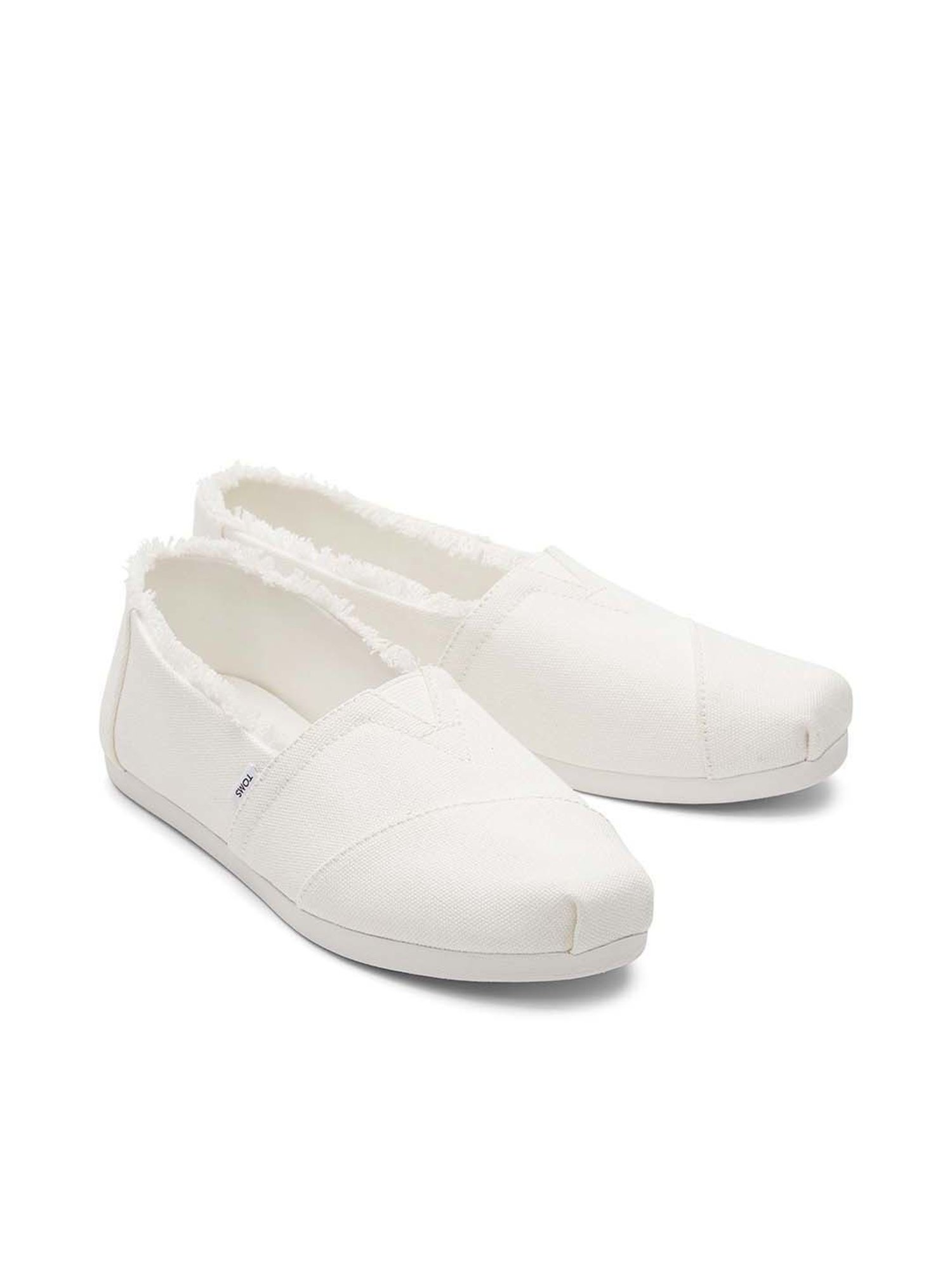 TOMS Women's White Casual Loafers