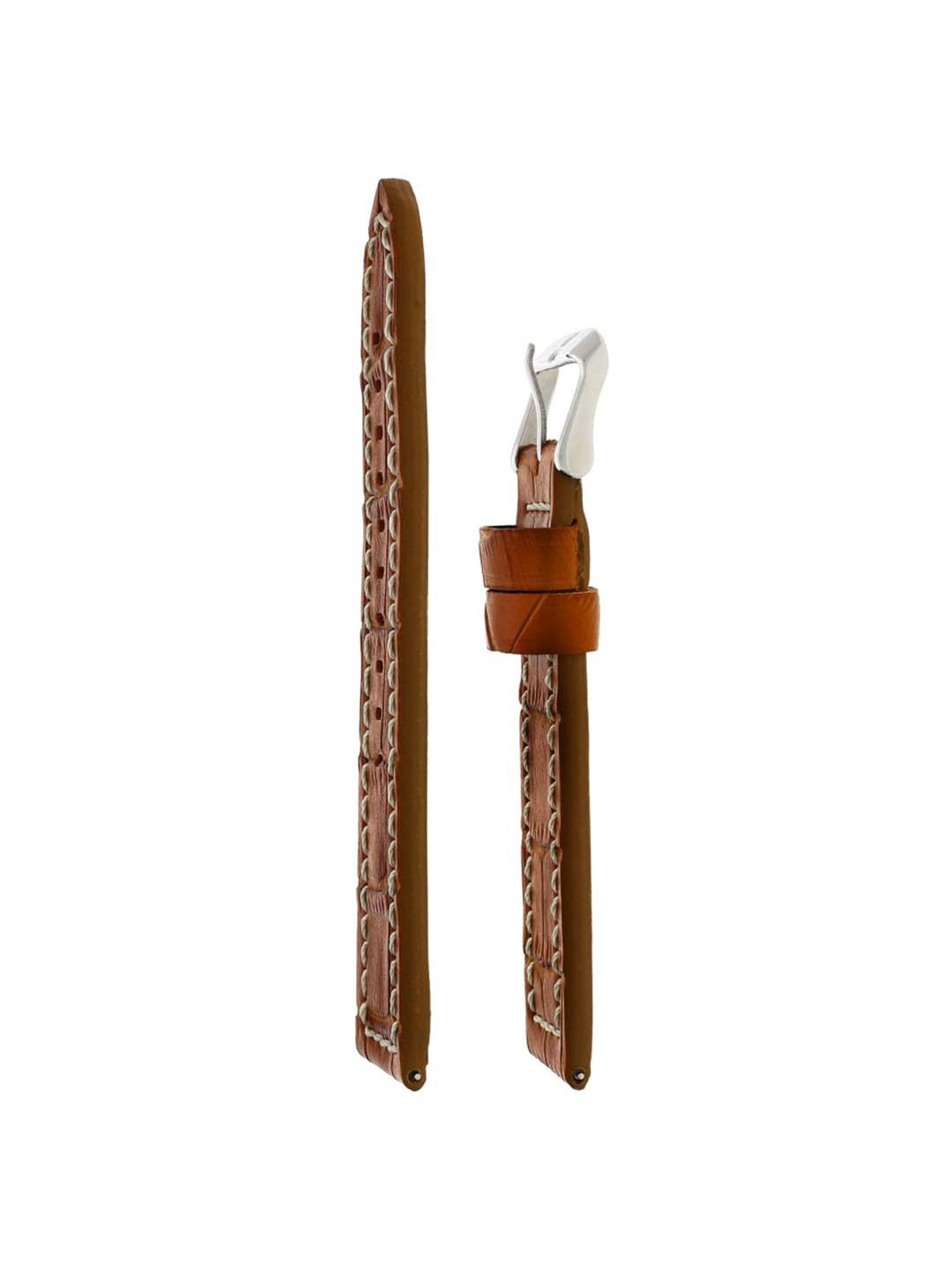 Titan 24 mm Tan Genuine Leather Strap for Men