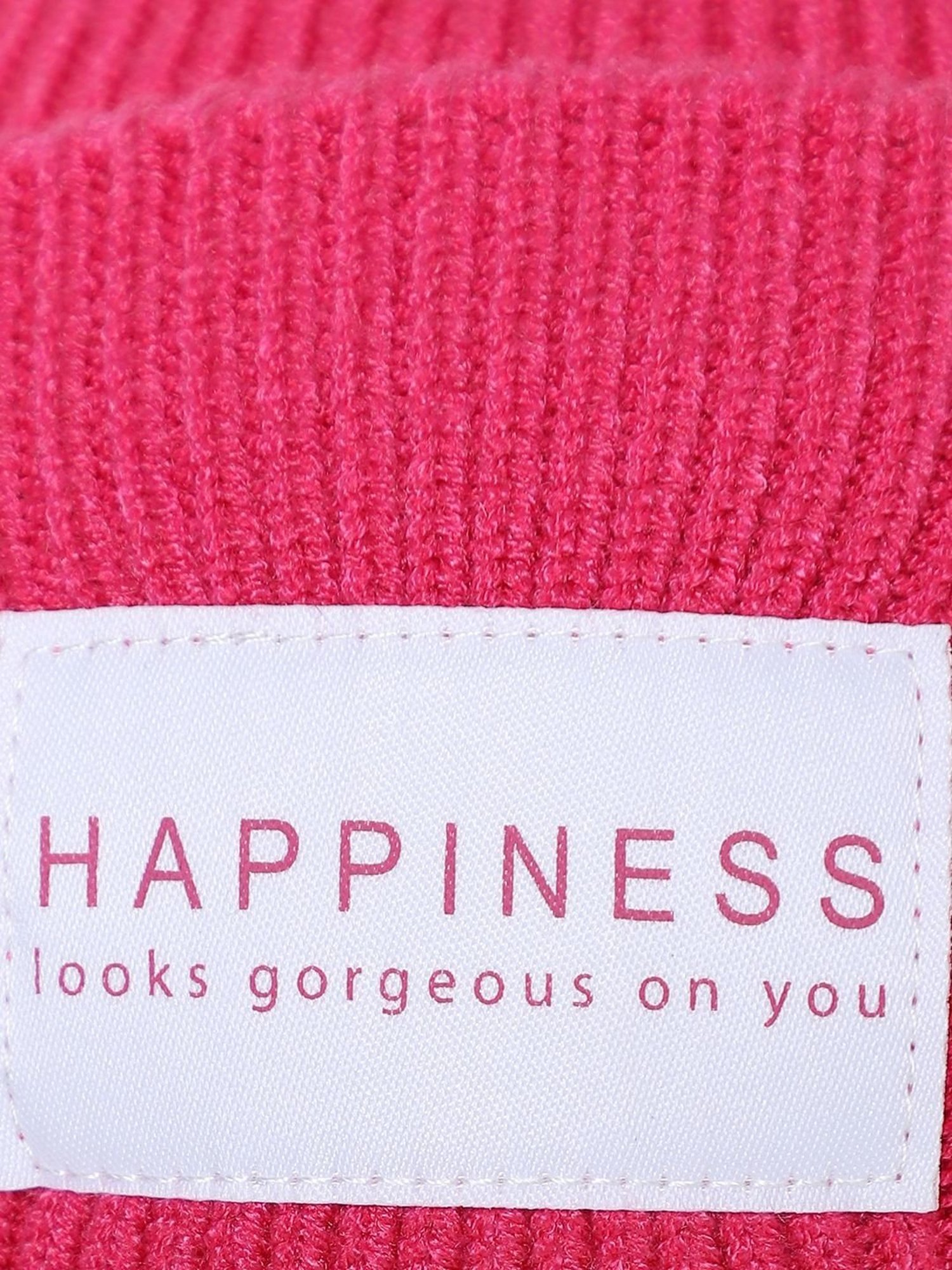 KIDS ONLY Kids Fuchsia Pink Applique Beanie