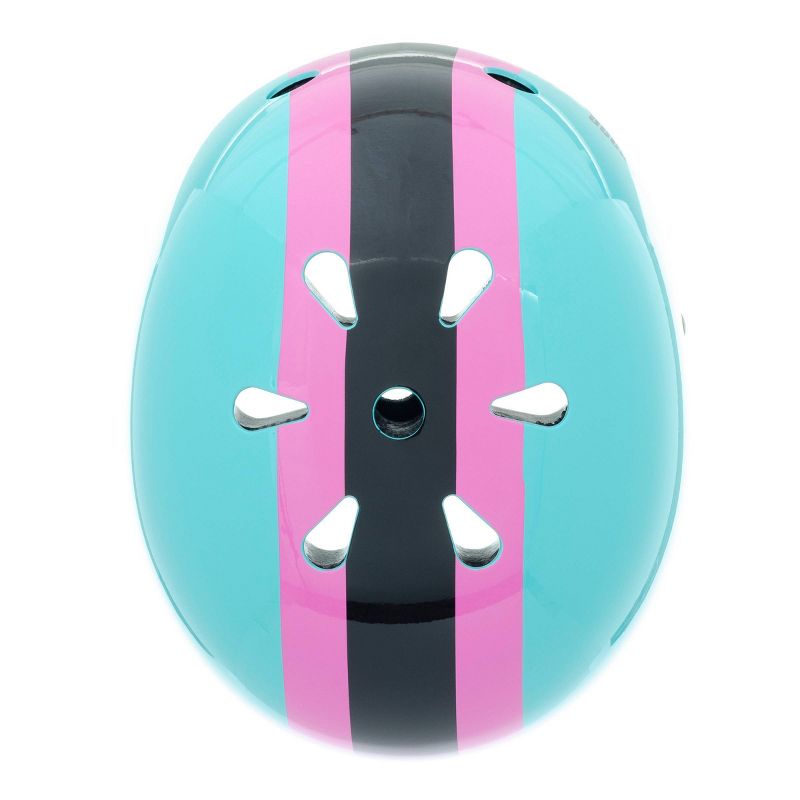 Nutcase Stripe Kids' Helmet -  Teal
