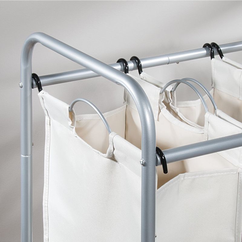 Neatfreak Easy Access Double Laundry Sorter with Folding Table