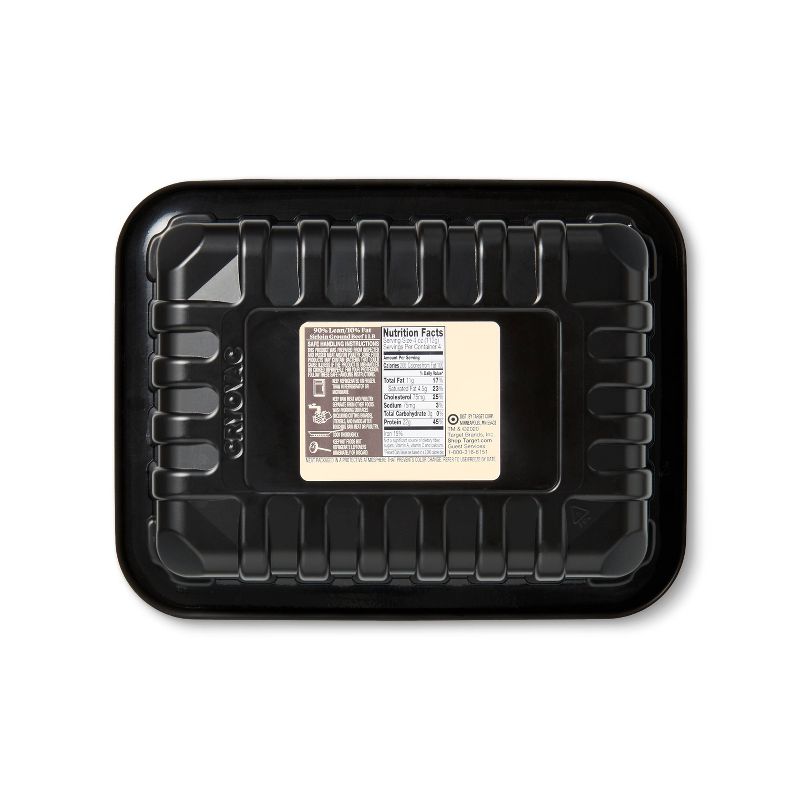 All Natural 90/10 Ground Beef Sirloin - 1lb - Good & Gather™