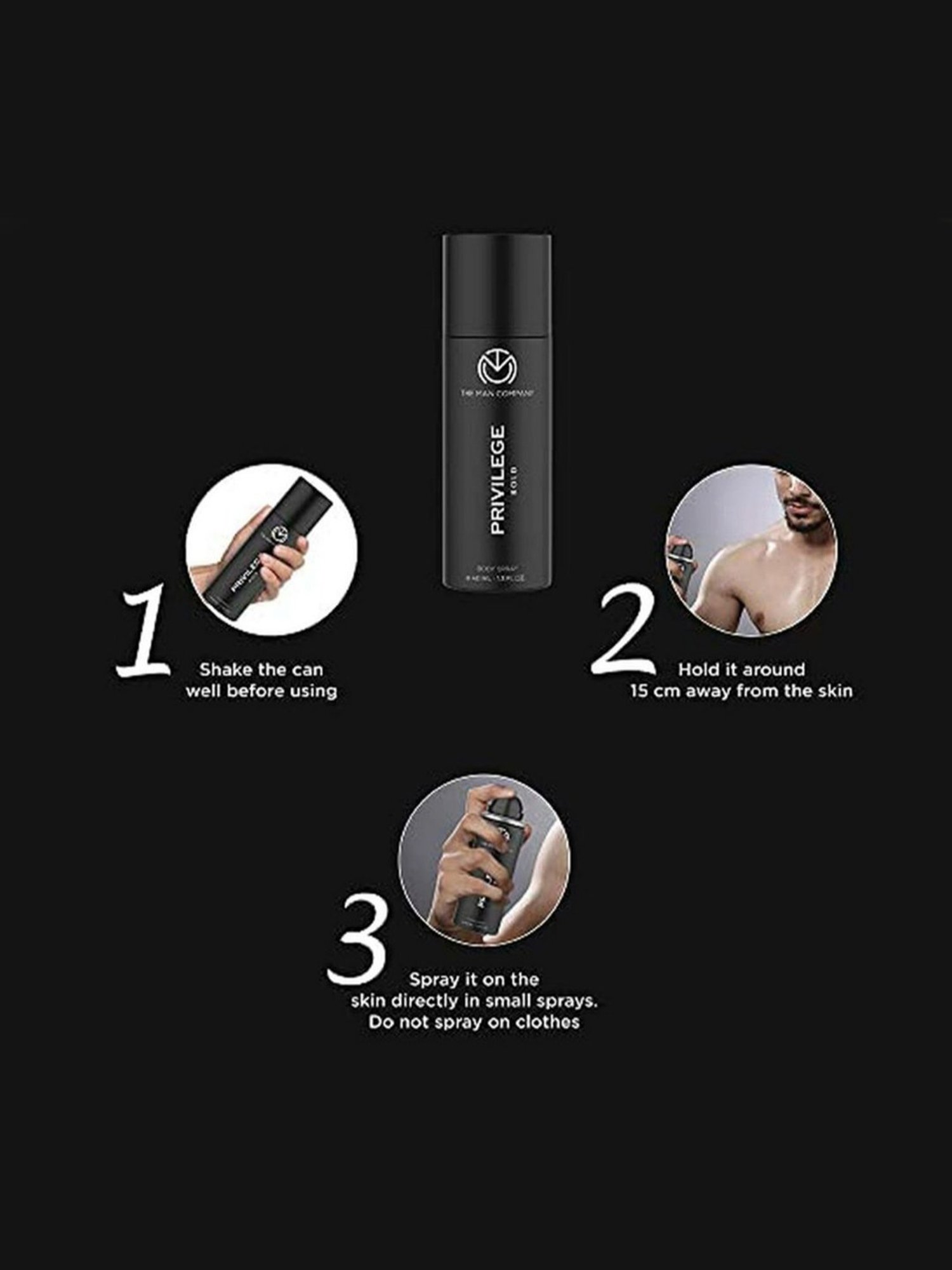 THE MAN COMPANY Privilege Bold Body Spray Set for Men & Women