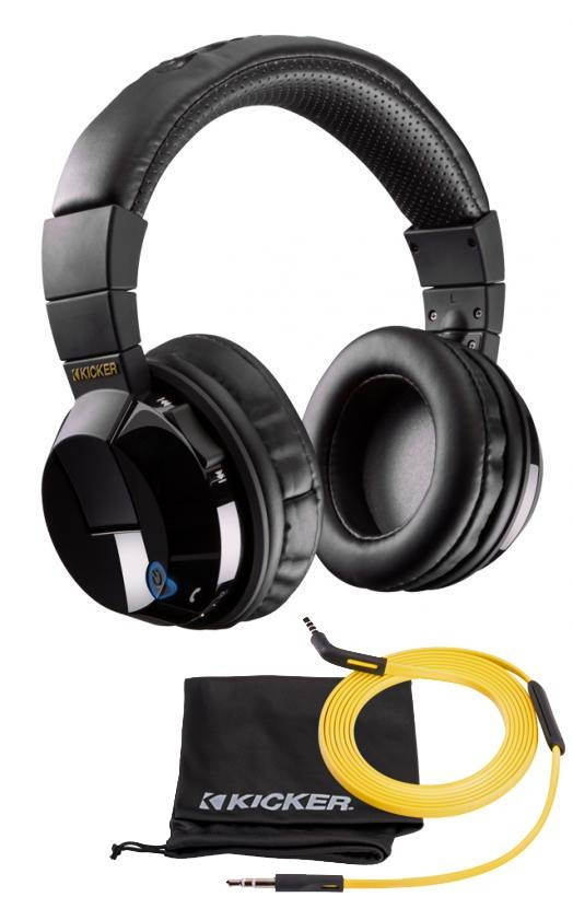 Kicker HP402BT Tabor Bluetooth Wireless Headphones (Black)