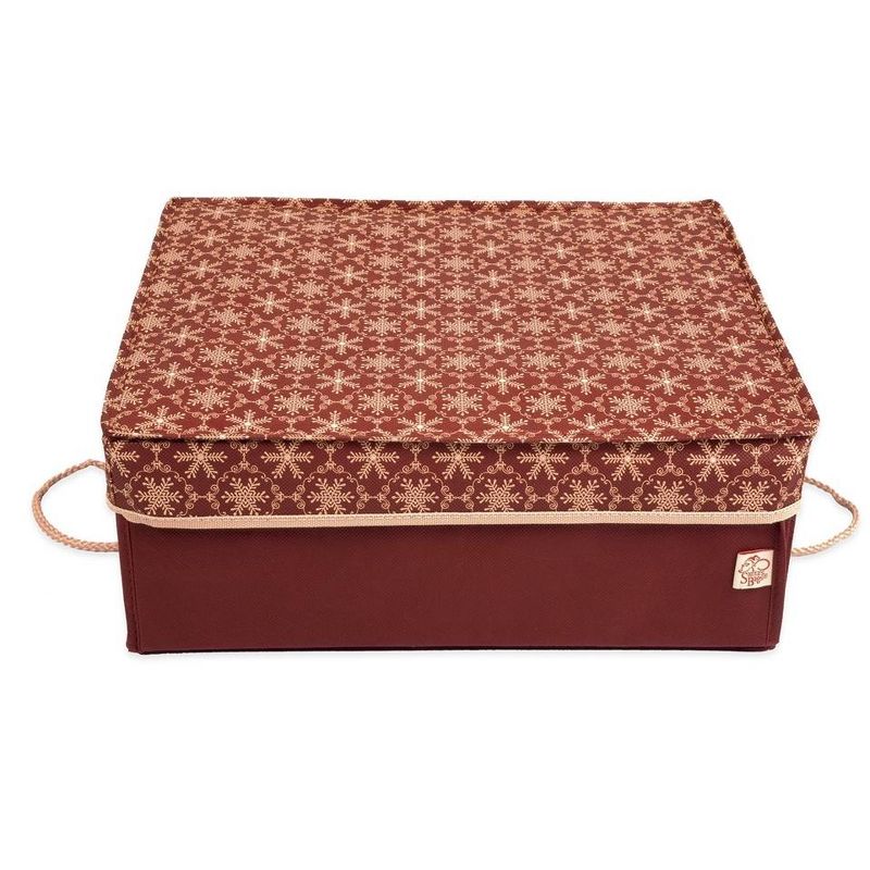 Tree Keeper 16" Garnet Red Storage and Dispenser Box Container for Christmas Ribbon