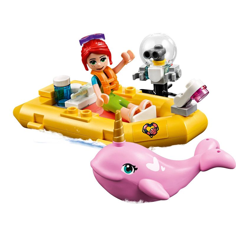 LEGO Friends Rescue Mission Boat Building Kit Sea Creatures for Creative Play 41381