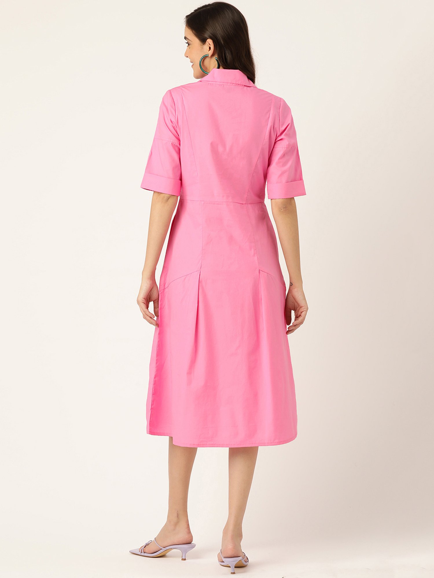 BRINNS Pink Midi Dress