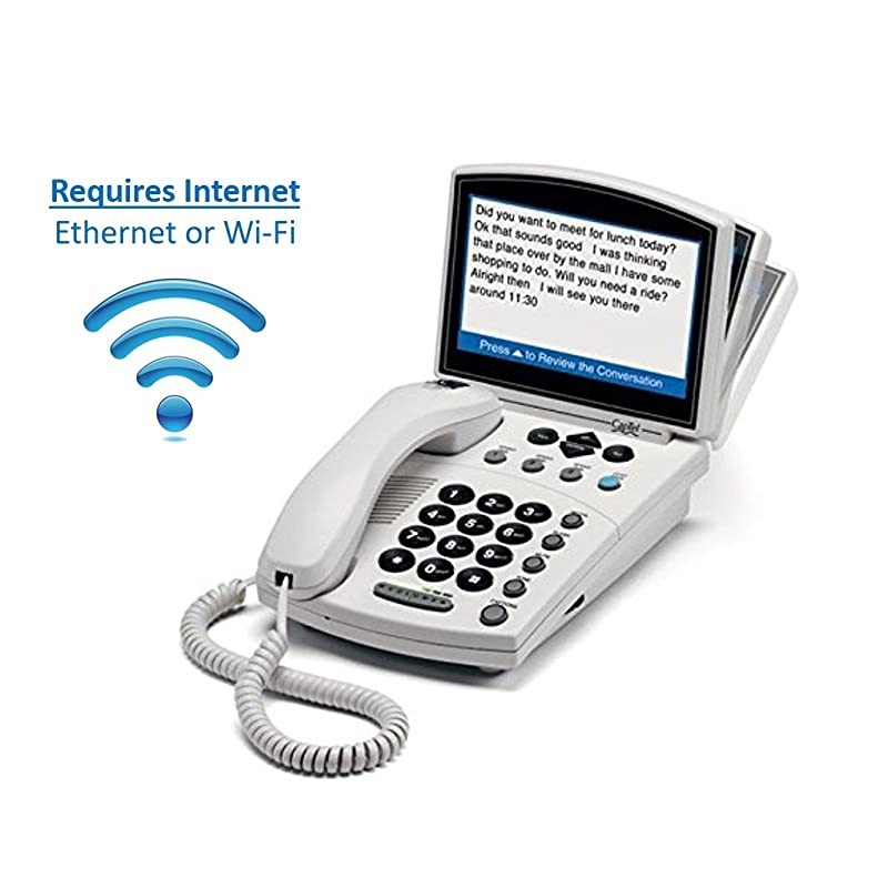840i - Captioning Corded Telephone for People with Hearing Loss (Requires Telephone and Internet Service)