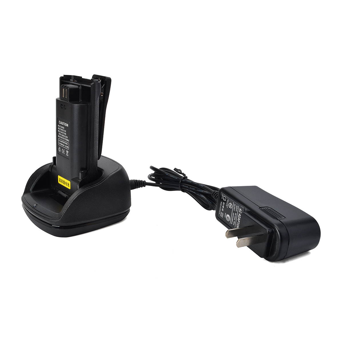 HYS Rechargeable Long Range Two-Way Radios with Earpiece  UHF 400-470MHZ Walkie Talkies Li-ion Battery and Charger