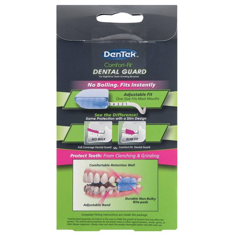DenTek Comfort-Fit Dental Guard for Nighttime Teeth Grinding - 2ct with Storage Case