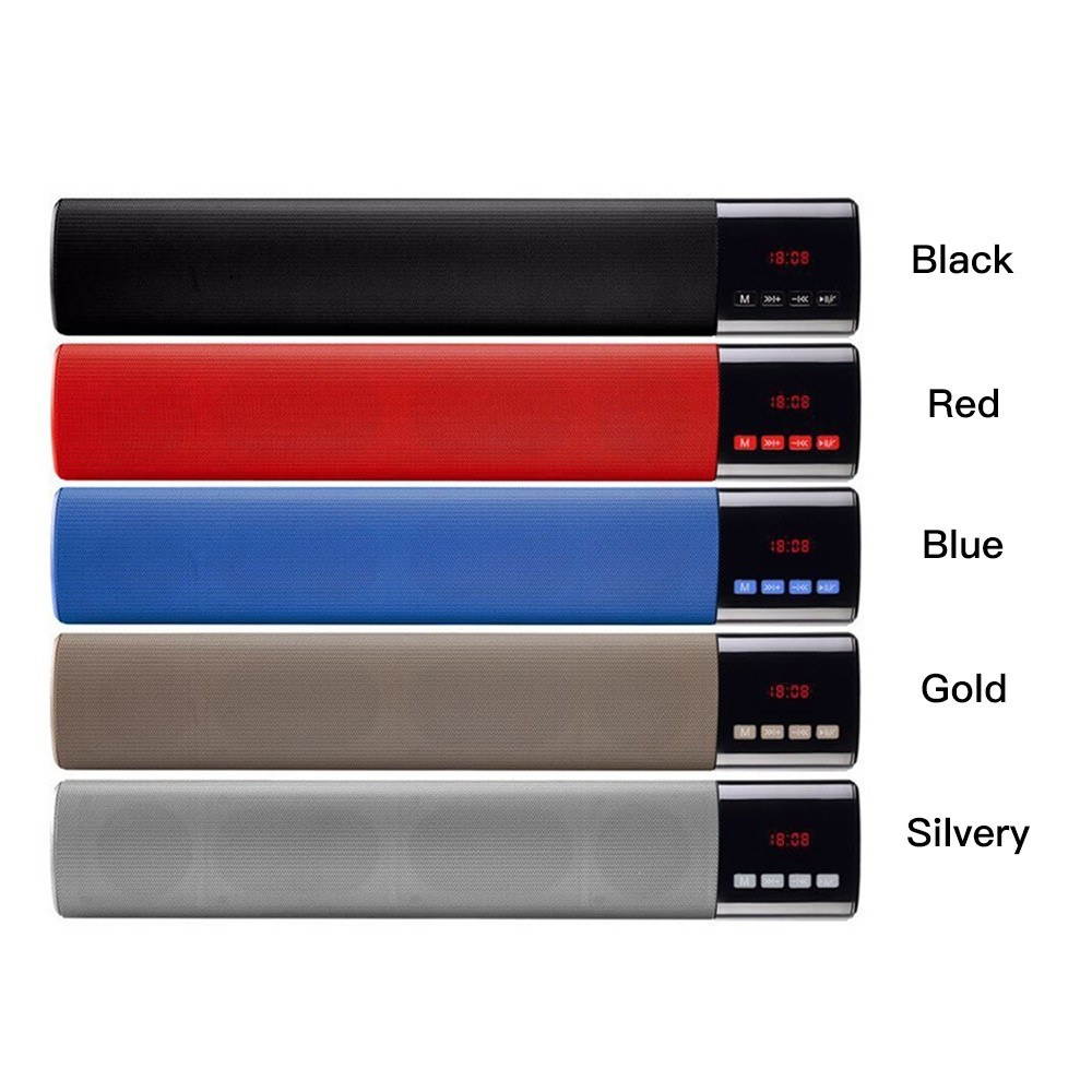 Stereo Bass BT Speaker Power Bank Wireless Speakers Gold