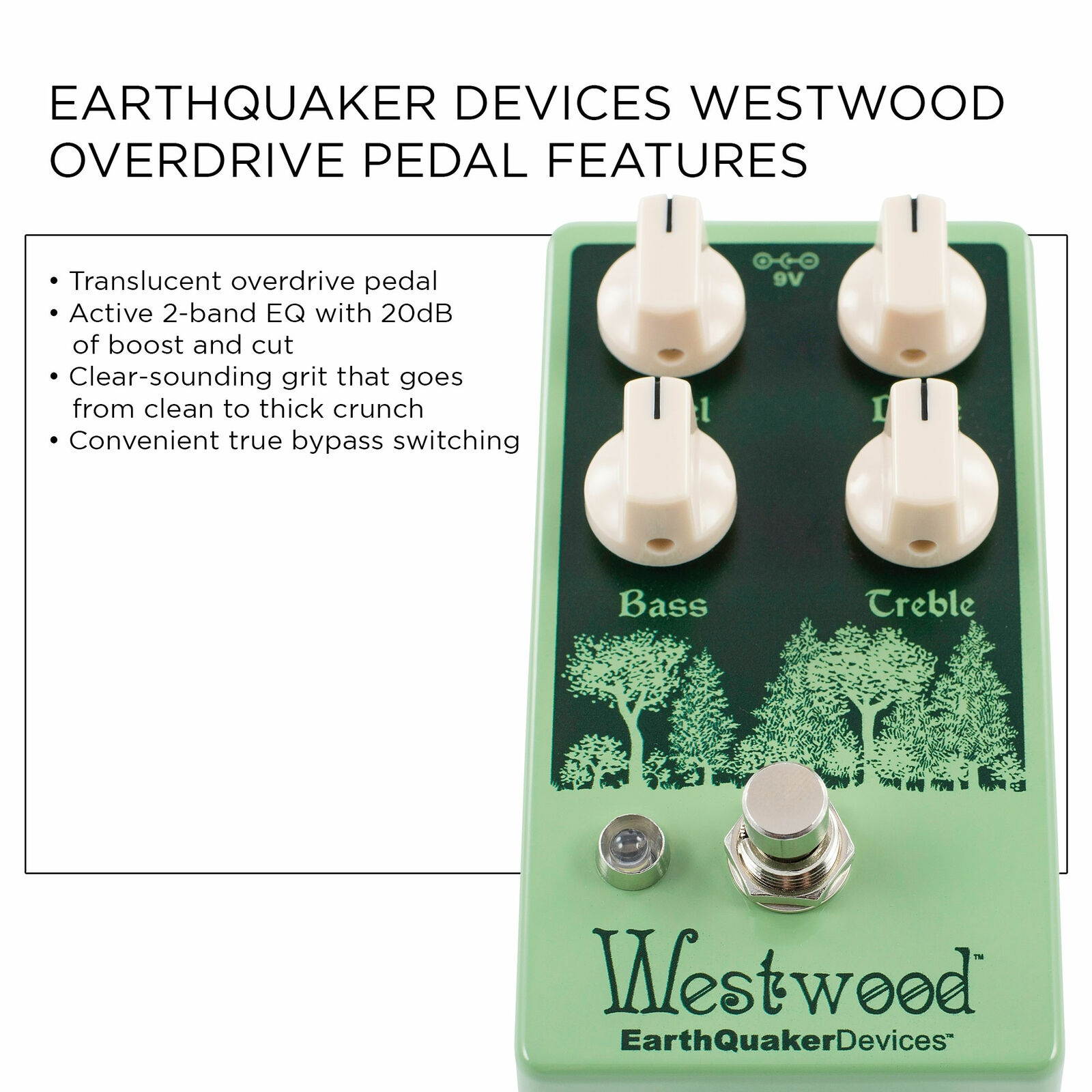 EarthQuaker Devices Westwood Overdrive Guitar Pedal