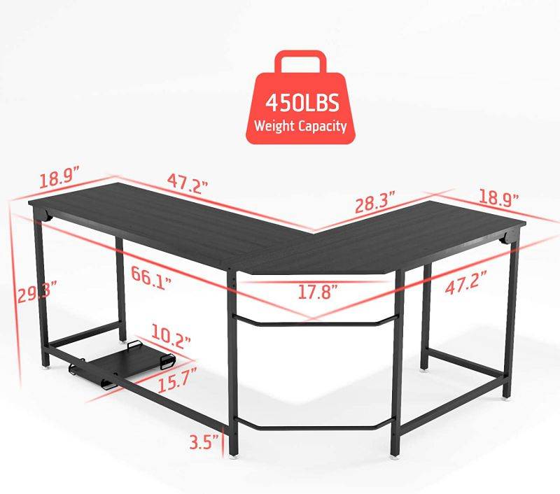 RESPAWN 3000 Gaming Computer Desk - Ergonomic Height Adjustable Gaming Desk, in Blue (RSP-3000-BLU)