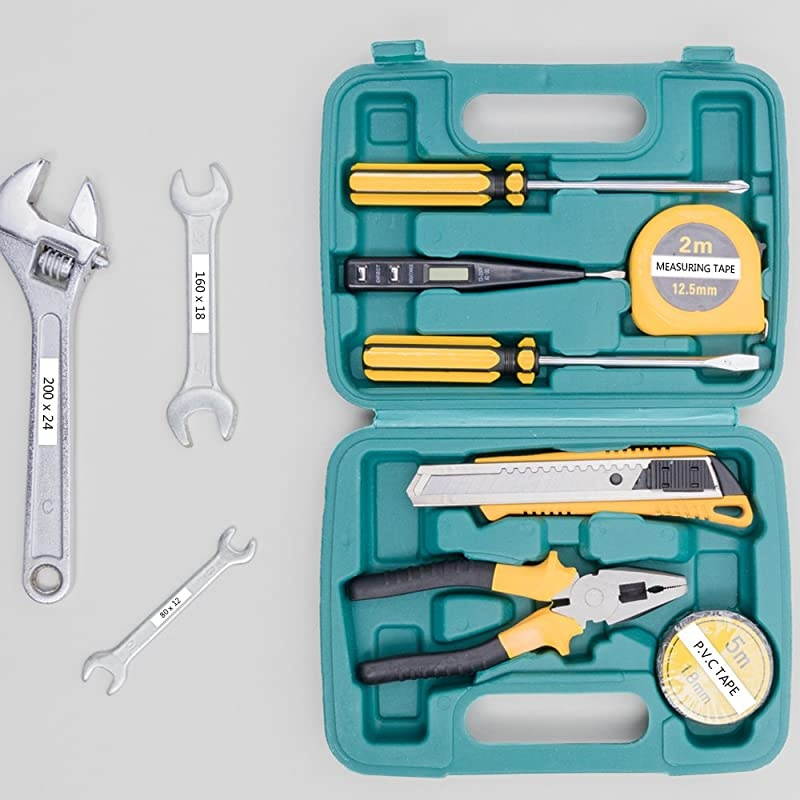 Compatible Label Tape Replacement for Dymo 18483 Permanent Polyester Tape for RhinoPro 4200 5200 5000 6000 LabelWriter Label Maker Black on White 12 Inch 3Pack