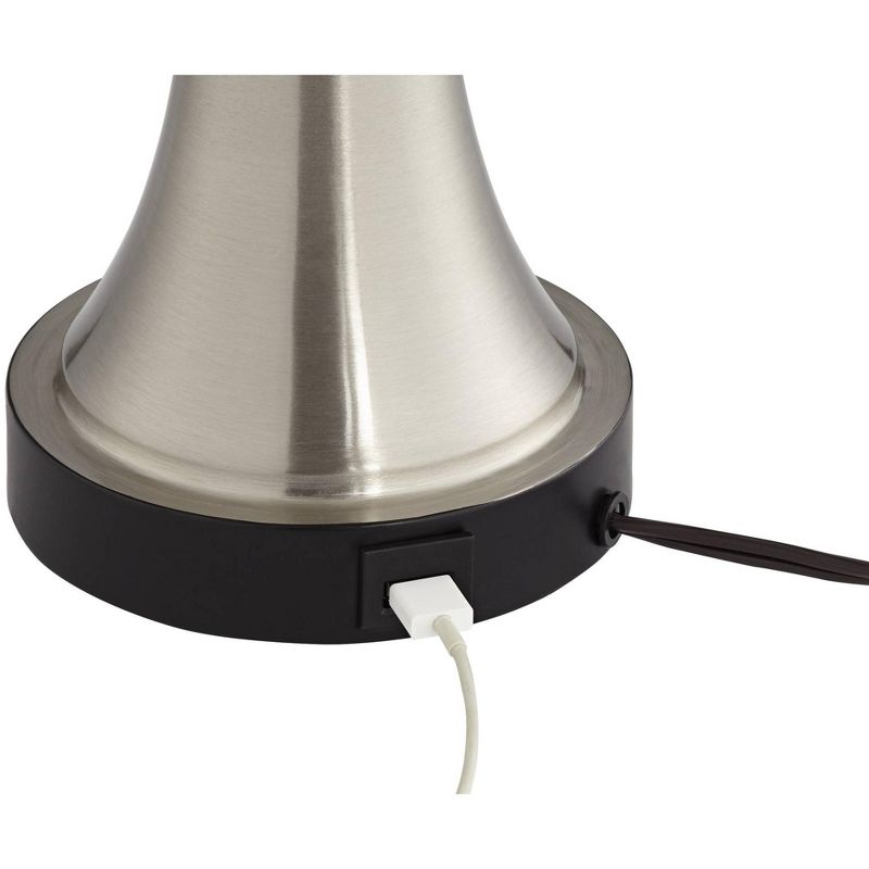 360 Lighting Seymore Touch USB LED Blue Softback Table Lamps Set of 2