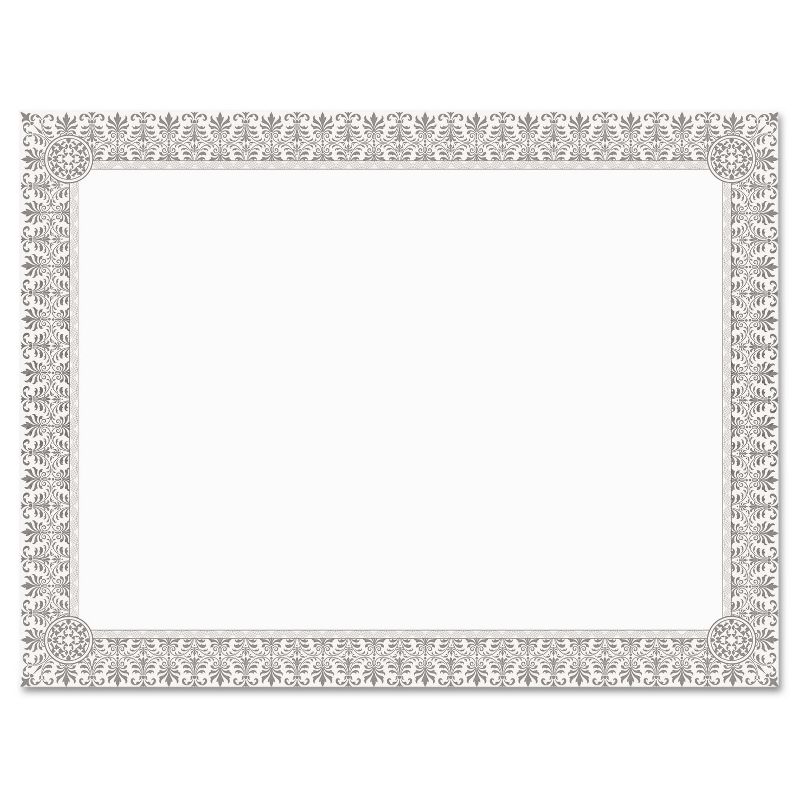 Geographics Certificate/Document Cover 12 1/2 x 9 3/4 Metallic Gray 6/Pack 47400