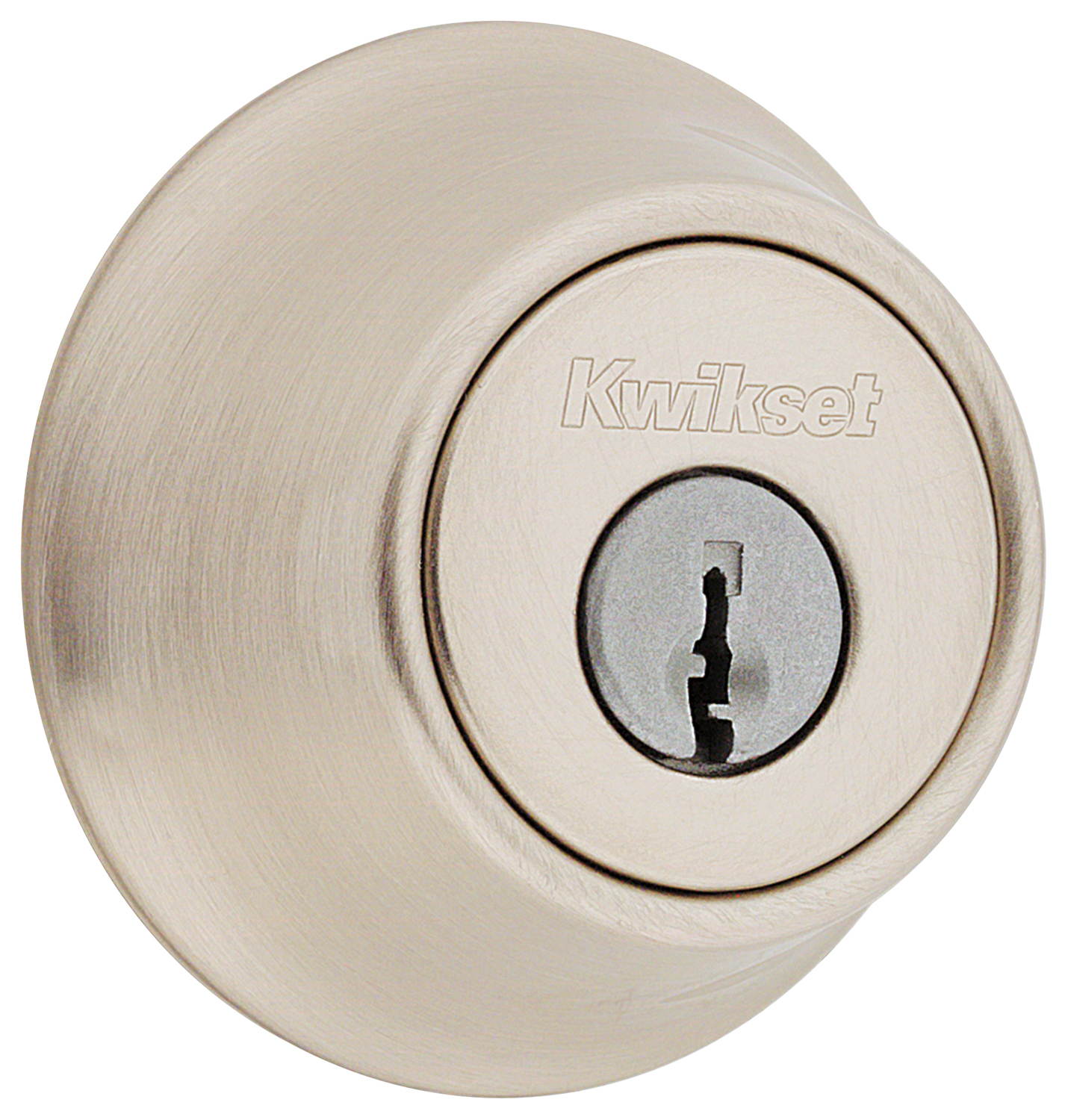 Kwikset 96600-564 Satin Nickel Single Cylinder Deadbolt