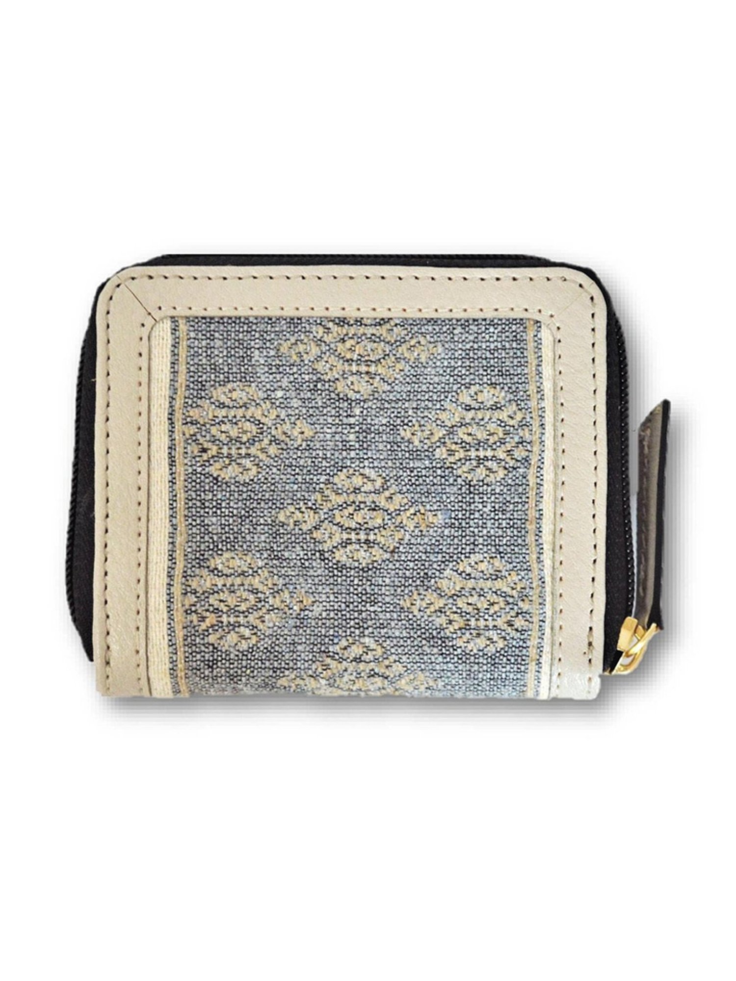 BELWABA Grey Printed Wallet for Women