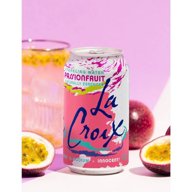 LaCroix Passionfruit Sparkling Water - 8pk/12 fl oz Cans