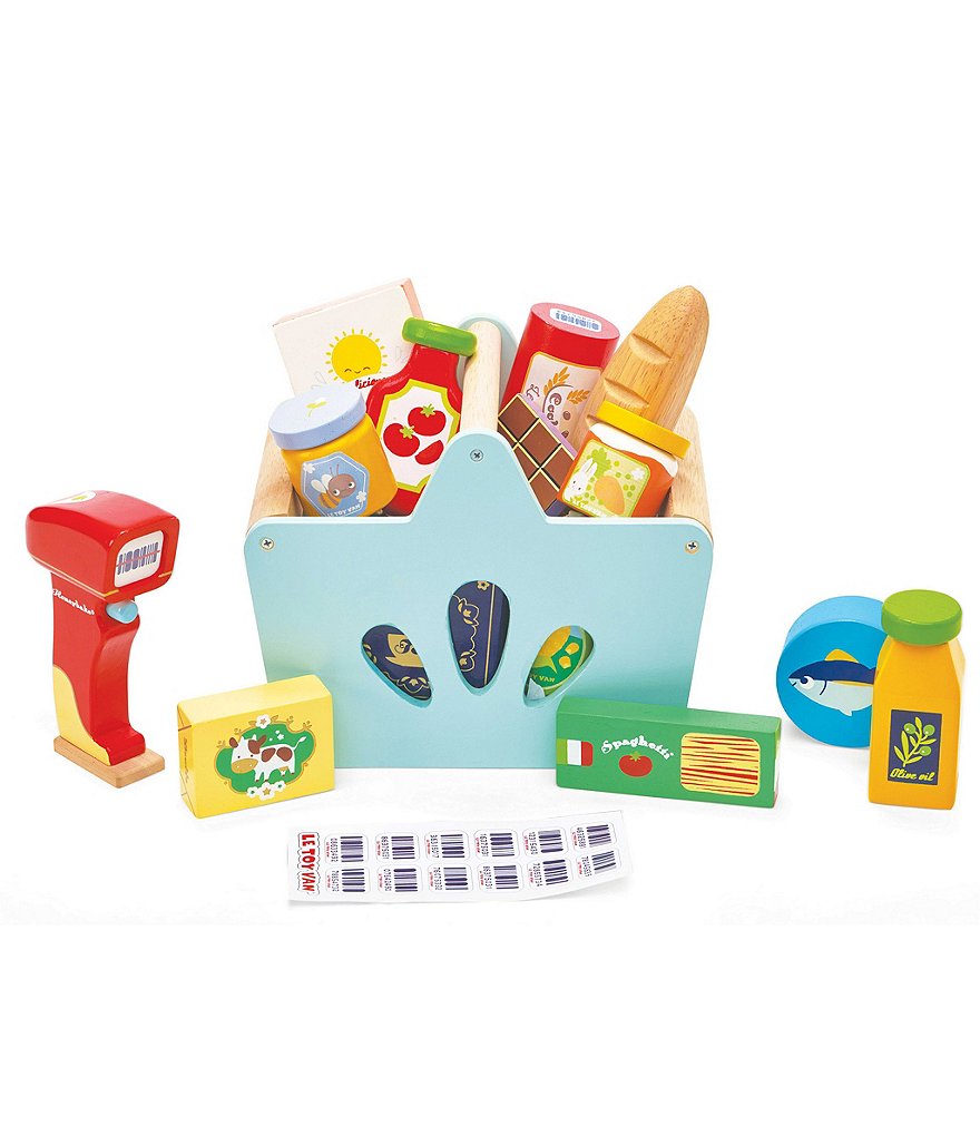 Le Toy Van Honeybake Grocery Basket Set & Scanner