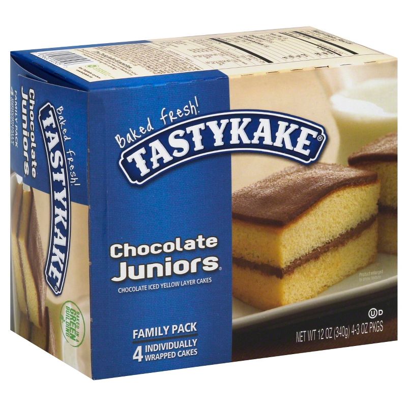 Tastykake Chocolate Junior Layer Cakes - 4ct/12oz