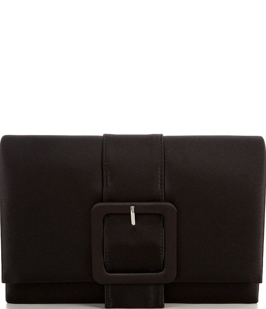 Kate Landry Satin Buckle Clutch Bag