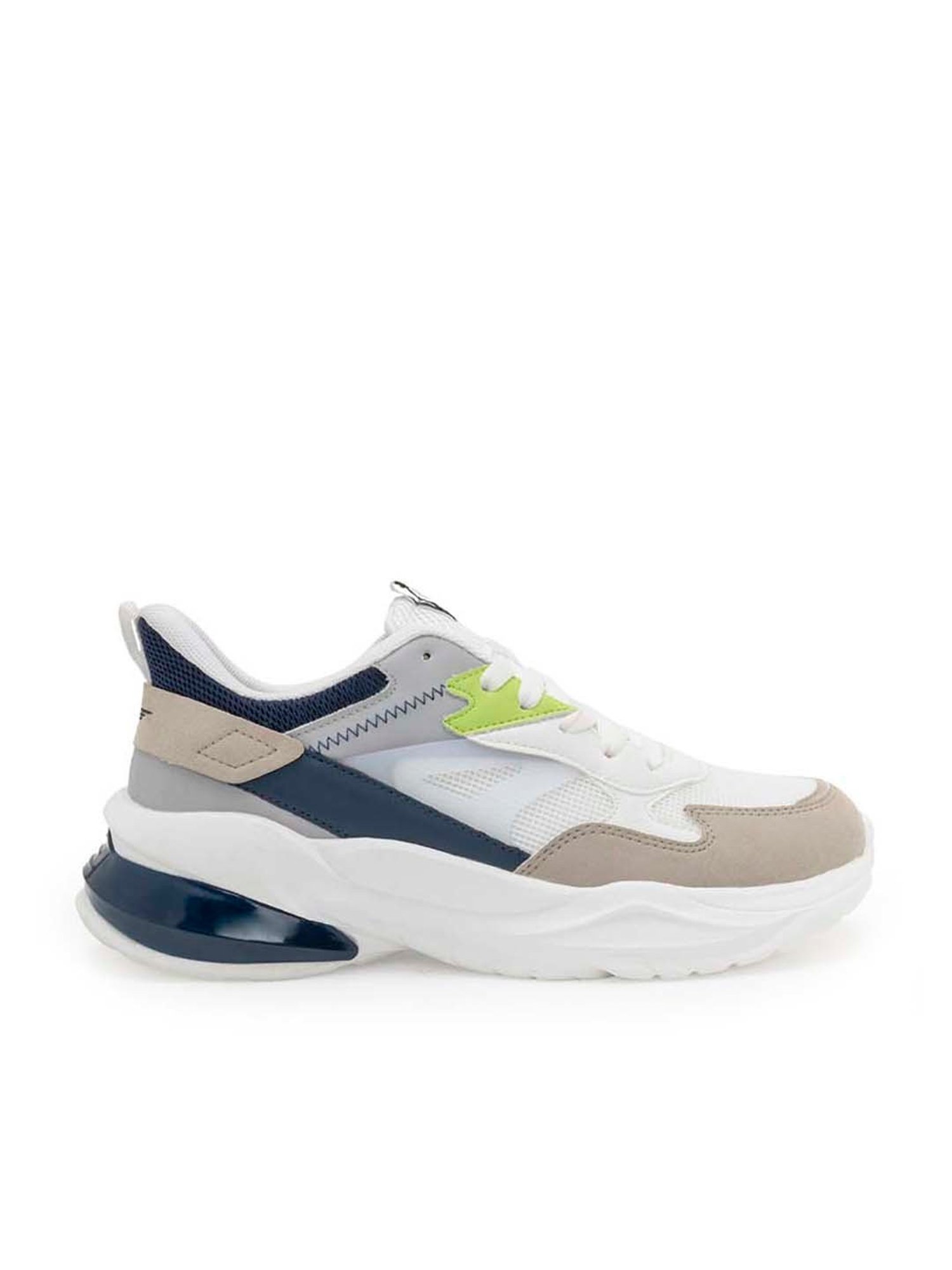 Red Tape Men's Solid White Casual Sneakers