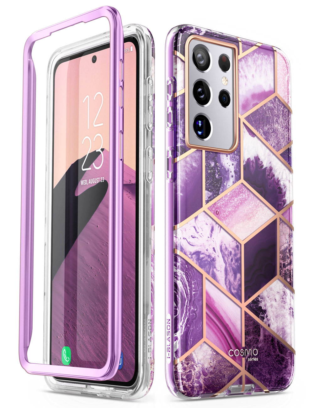 Moshi Vitros Clear Case for iPhone 11 - For Apple iPhone 11 Smartphone - Clear, Raven Black - High Gloss