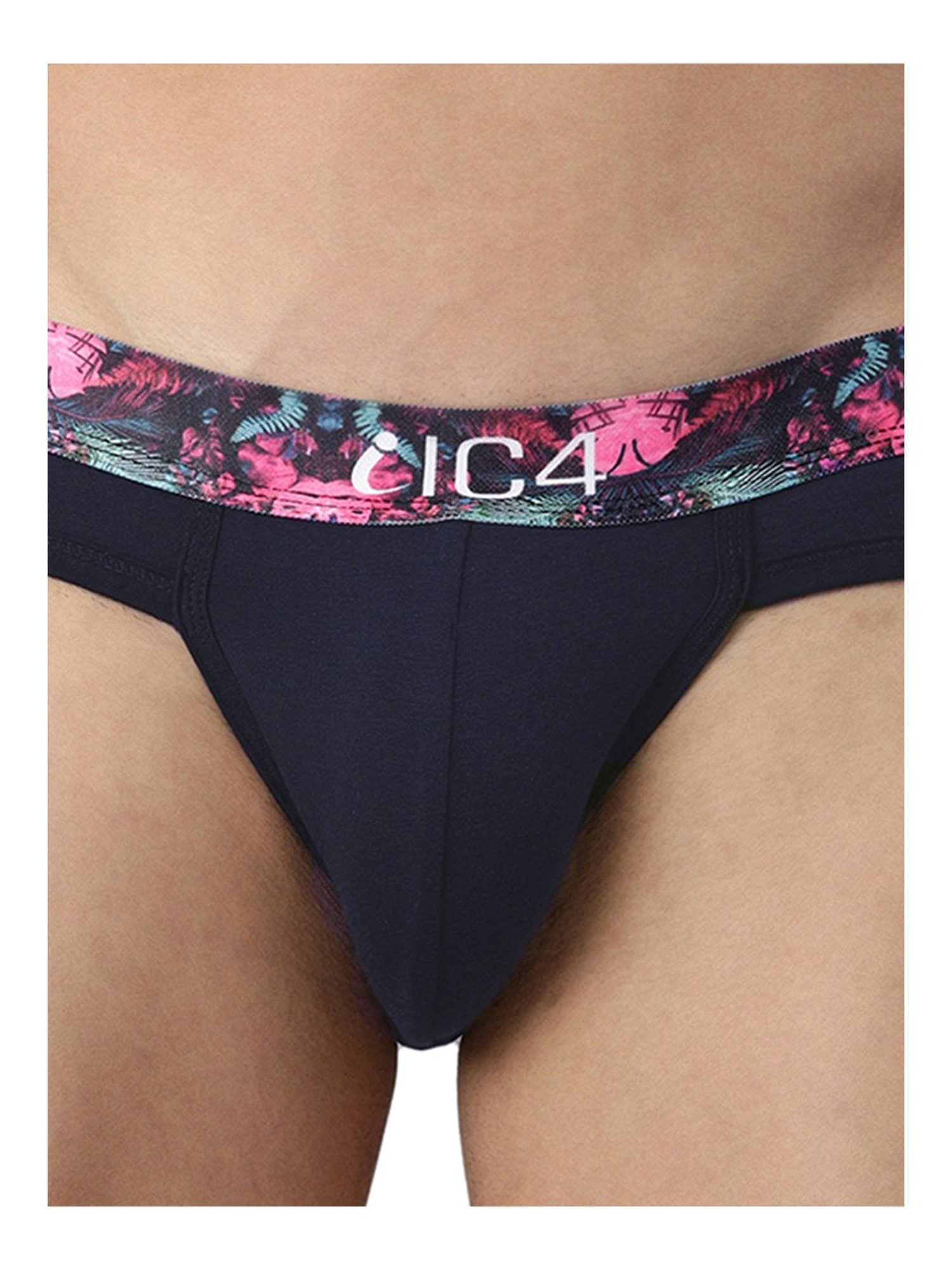 IC4 Multicolor Self Design Briefs - Pack of 4