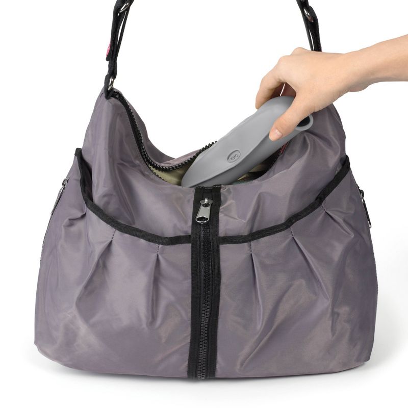 OXO Tot Roll Up Bib - 2pk - Gray/Navy