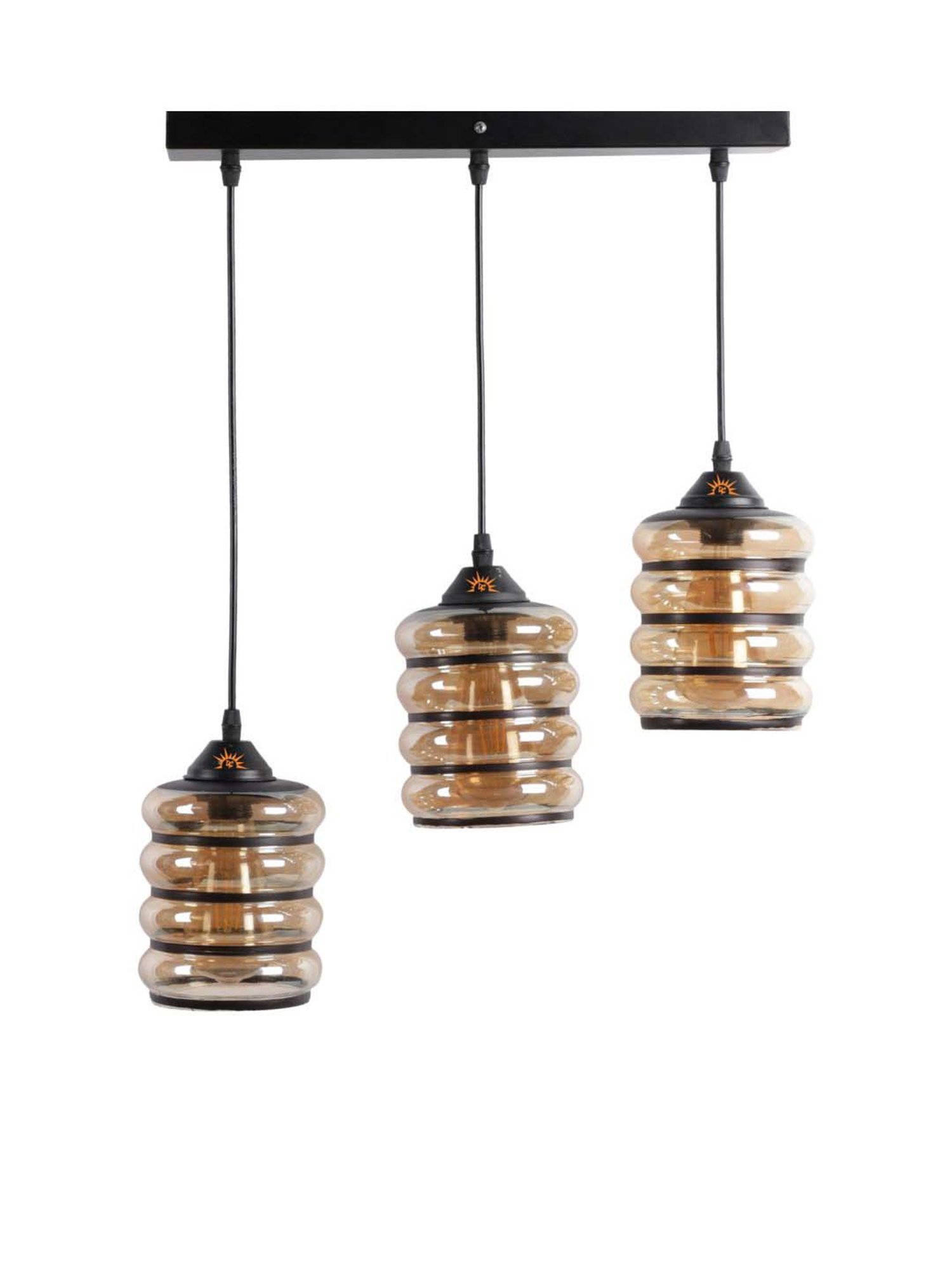 DecorativeRay Transparent Hanging Light - Set of 1
