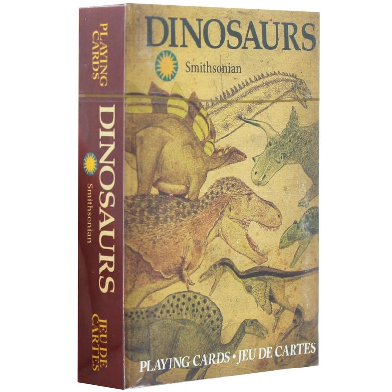 NMR Distribution Smithsonian Dinosaurs Playing Cards | 52 Card Deck + 2 Jokers