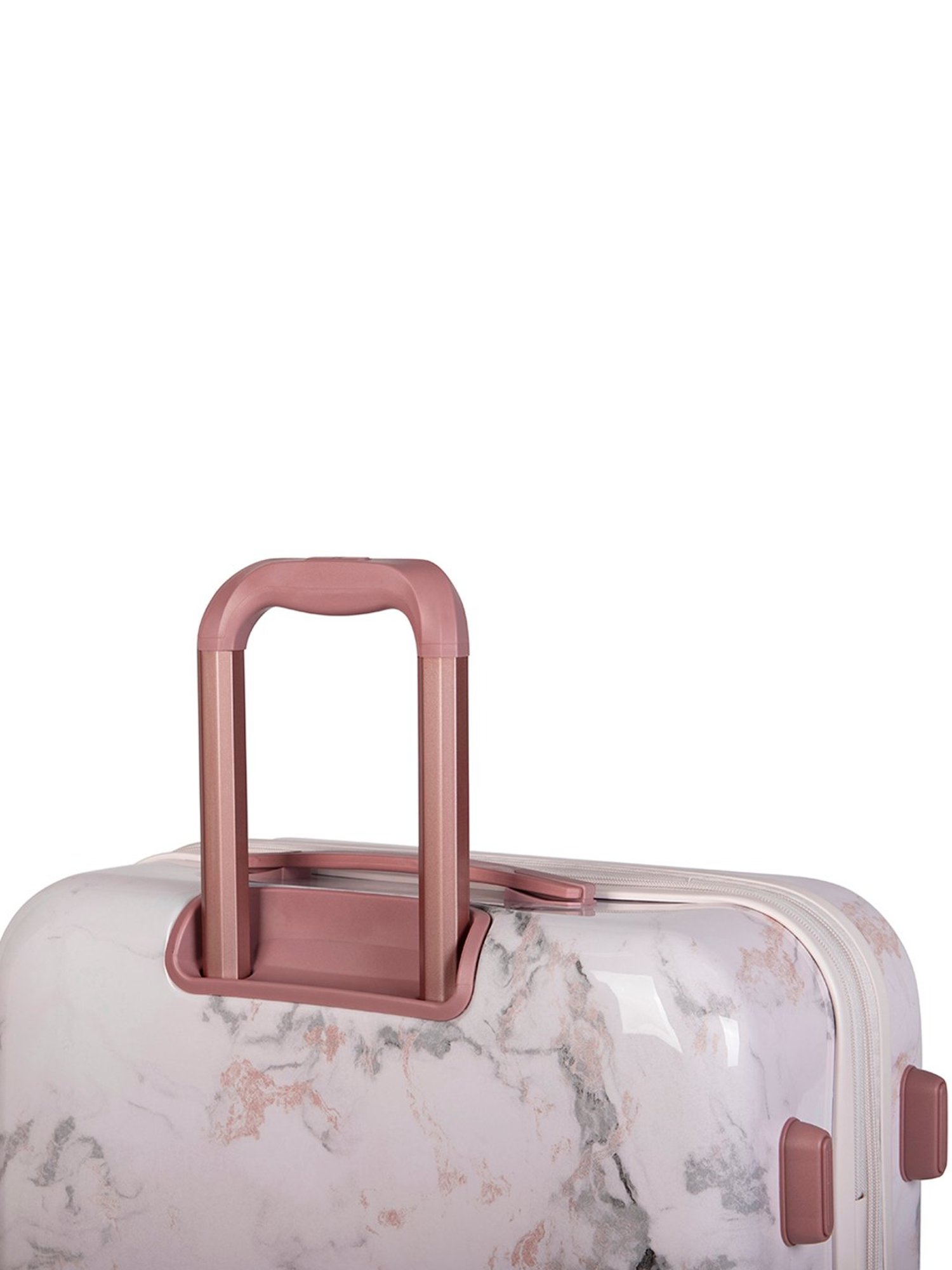 it luggage Sheen Marble Pink Large -28 inches Expandable Hardsided Trolley Bag with TSA Lock