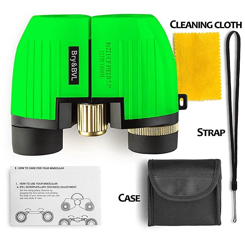 for 4 Year Old Boys 8X22 Binoculars for Boys Girls Shockproof Boys Age 3 4 5 6 7 Birthday Present Holiday Toy List 2020 for Boys with High Resolution Green