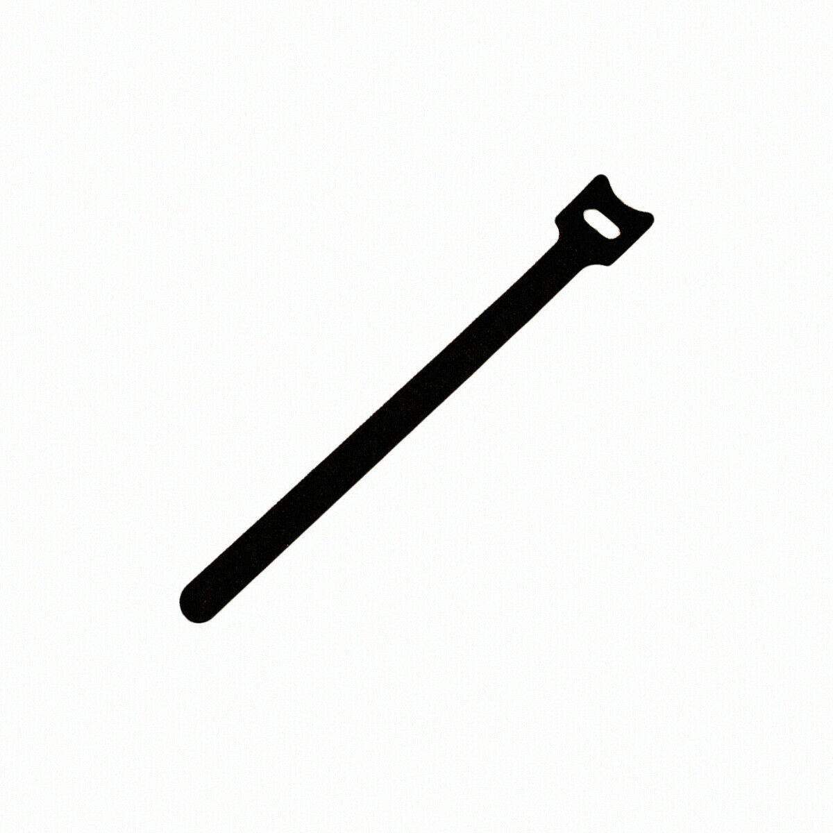 8 Inch Hook and Loop Reusable Strap Cable Cord Wire Ties 100 Pack Black