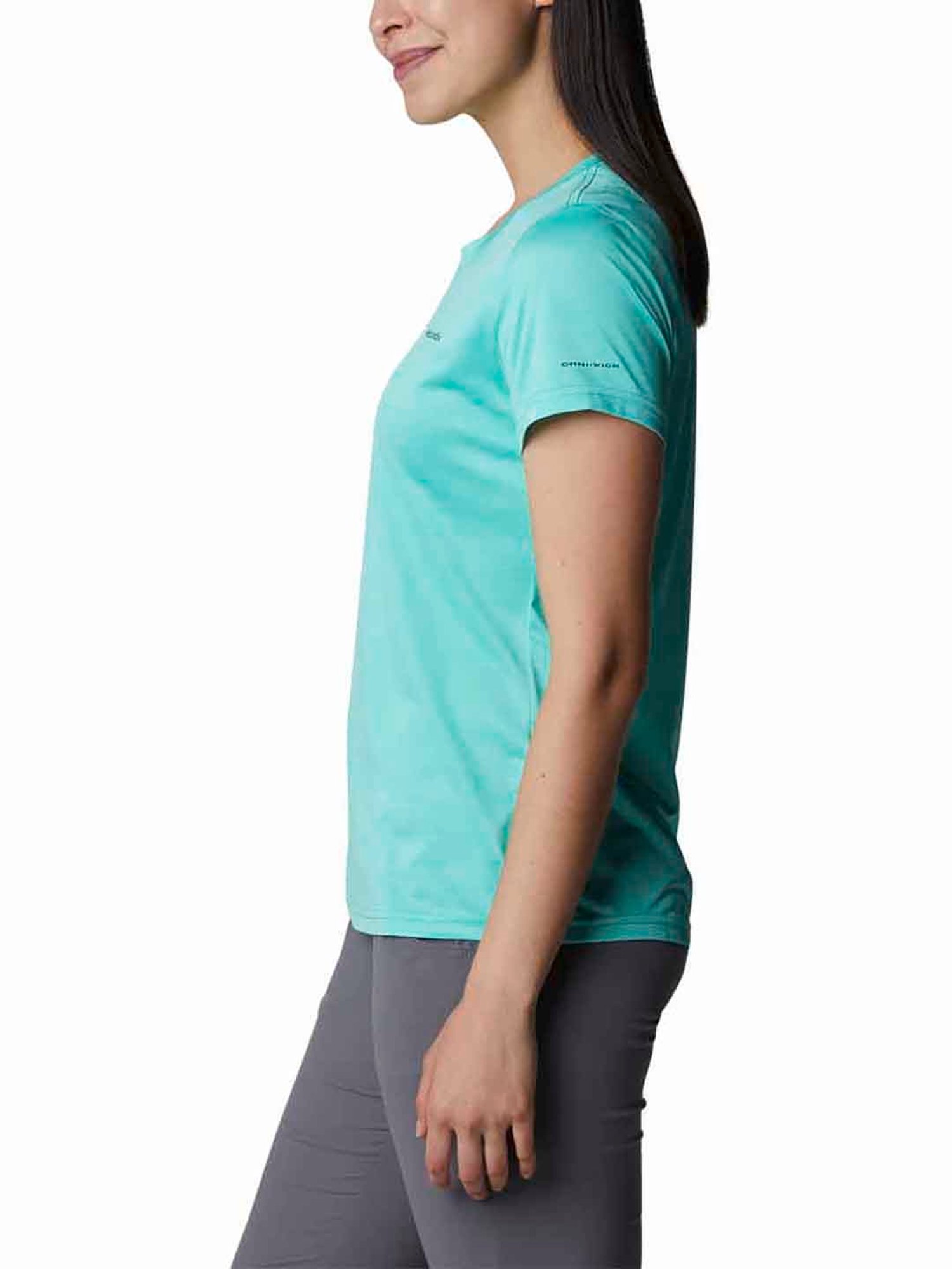 Columbia Turquoise Hike SS Crew T-Shirt