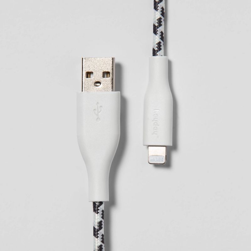heyday™ 6' USB-A to Lightning Cable – Cotton Blue