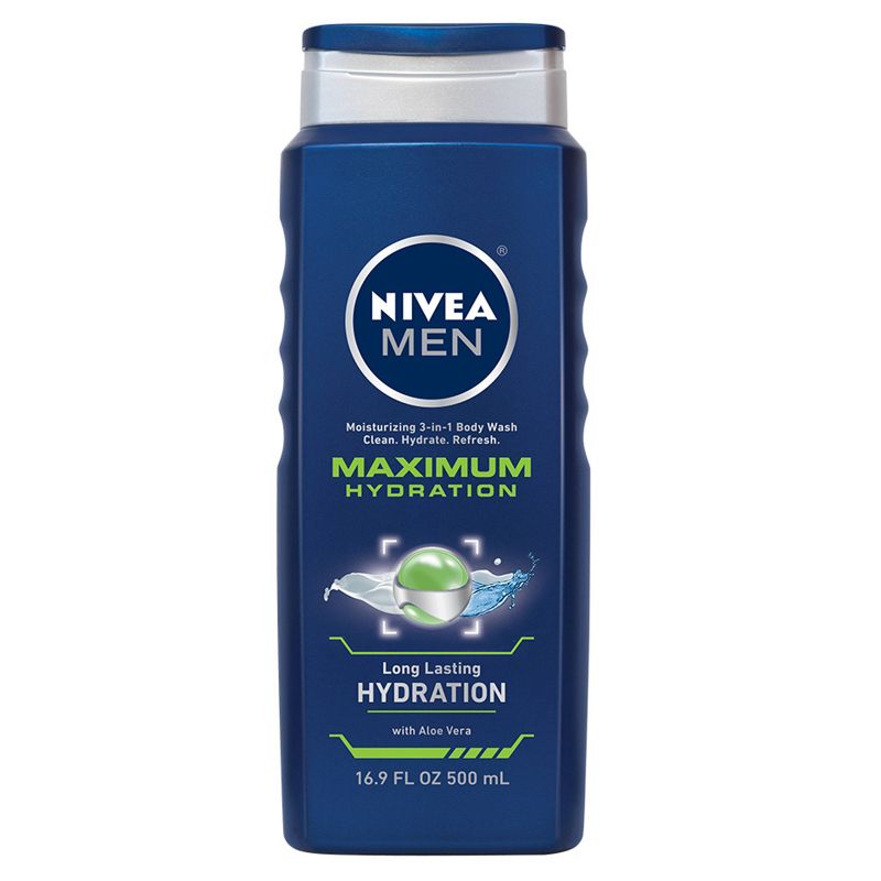 Nivea Men Maximum Hydration 3-in-1 Body Wash - 16.9oz