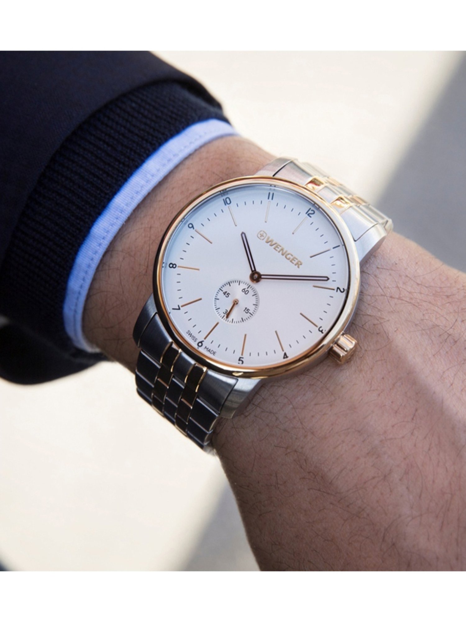 Wenger Swiss Made 01.1741.125 Urban Classic Analog Watch for Men