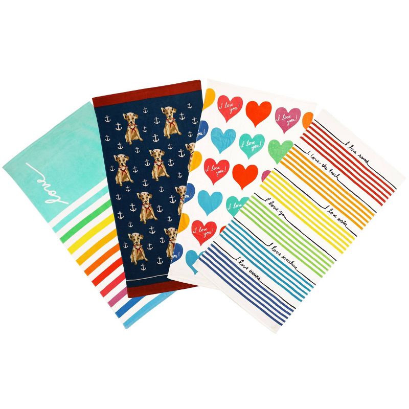 Iveta Abolina Peace Hands Tan Beach Towel - Deny Designs