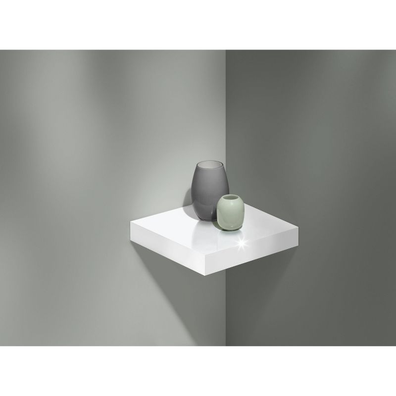 10" x 10" Big Boy Gloss Shelf White - Dolle Shelving