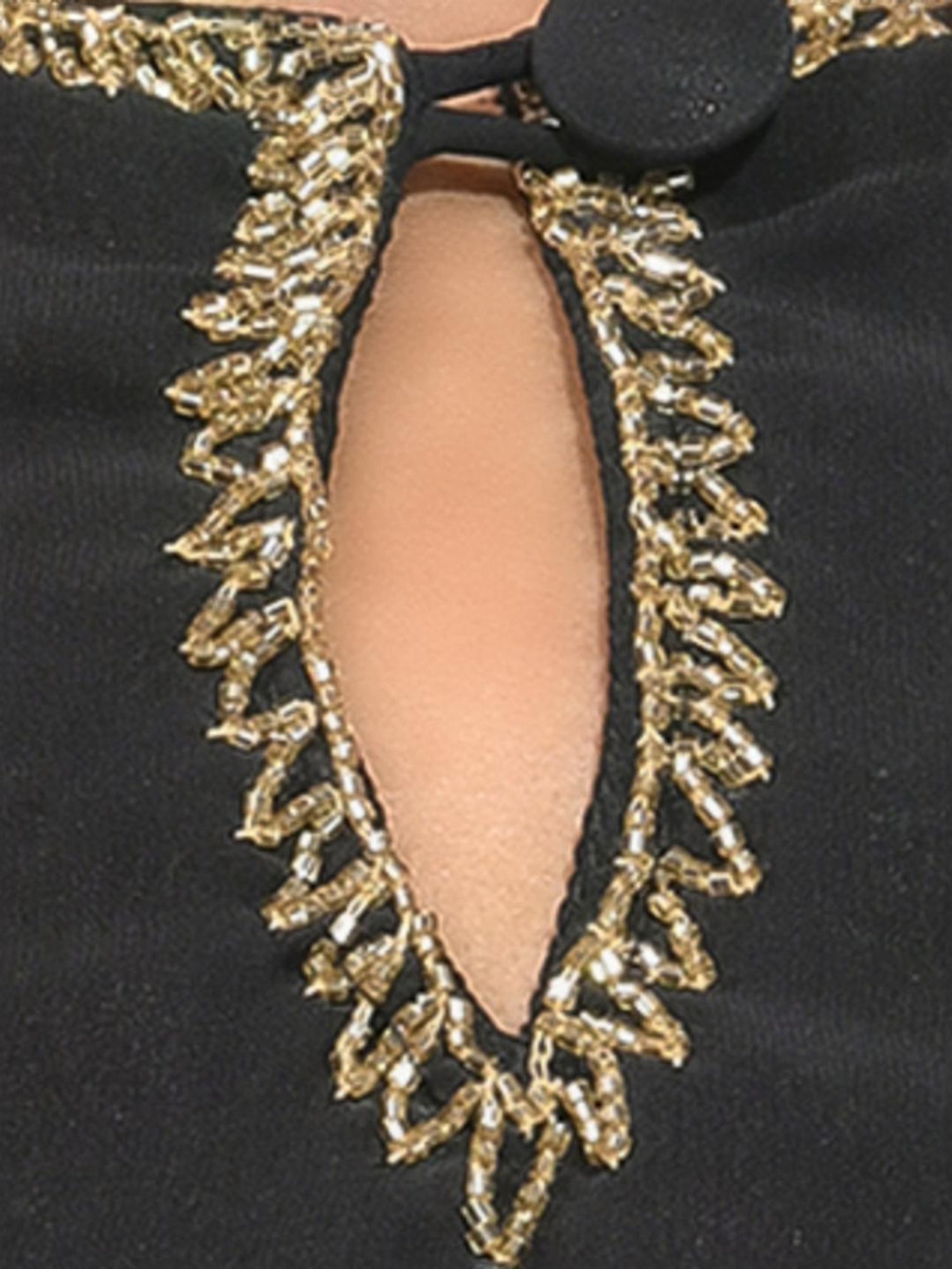 Charukriti Black Regular Fit Kurta Palazzo Set With Dupatta