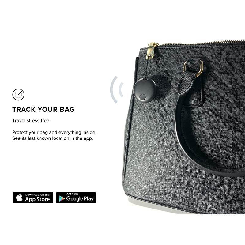 SD Mini Bluetooth Tracker, Smart Finder for Lost Keys, Wallets, Purses, and Bags. Small Bluetooth Phone Tracking Device with Replaceable Batt