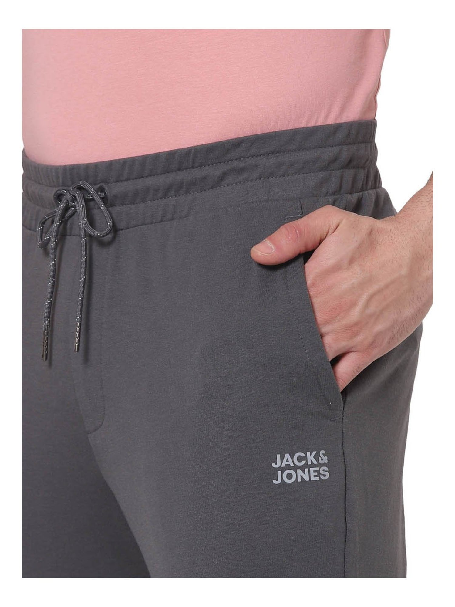 Jack & Jones Dark Grey Regular Fit Trackpants